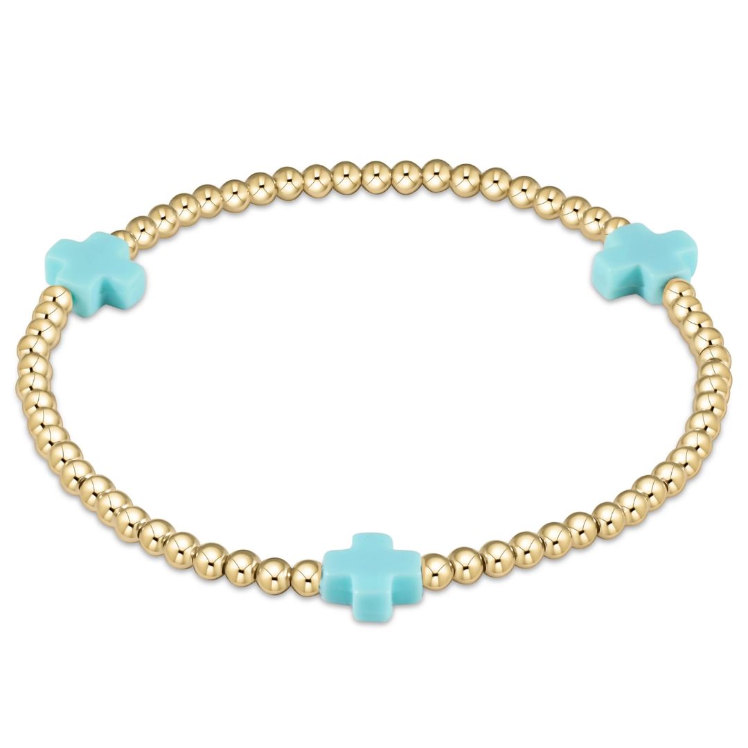 E Newton Extends Colorful Signature Cross Bracelet