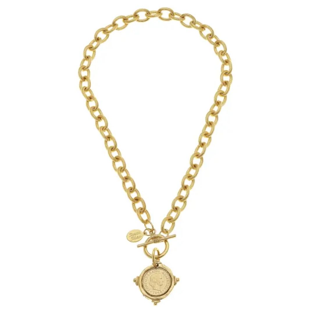 Gold Toggle Necklace