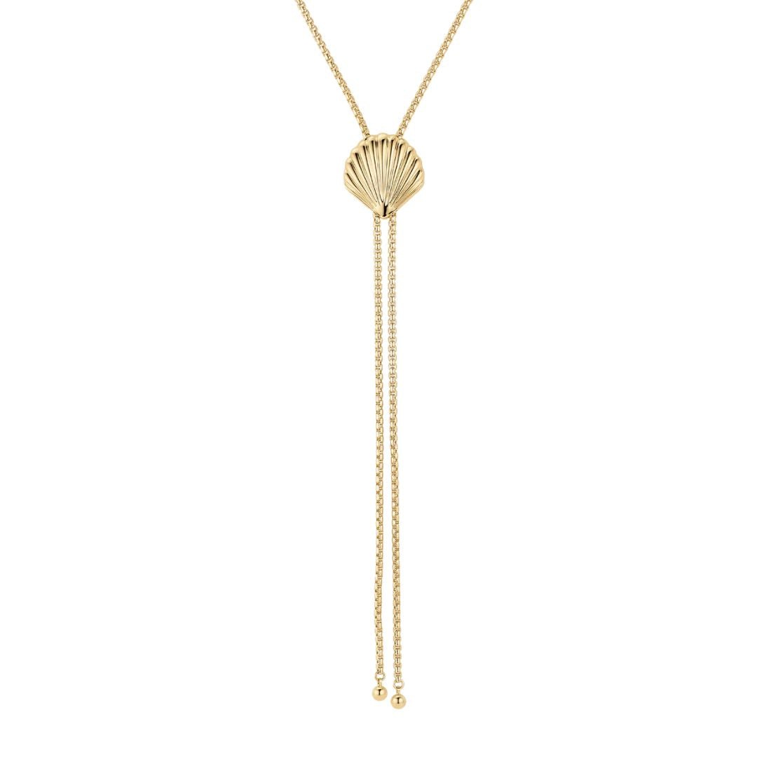 Scallop Bolo Necklace