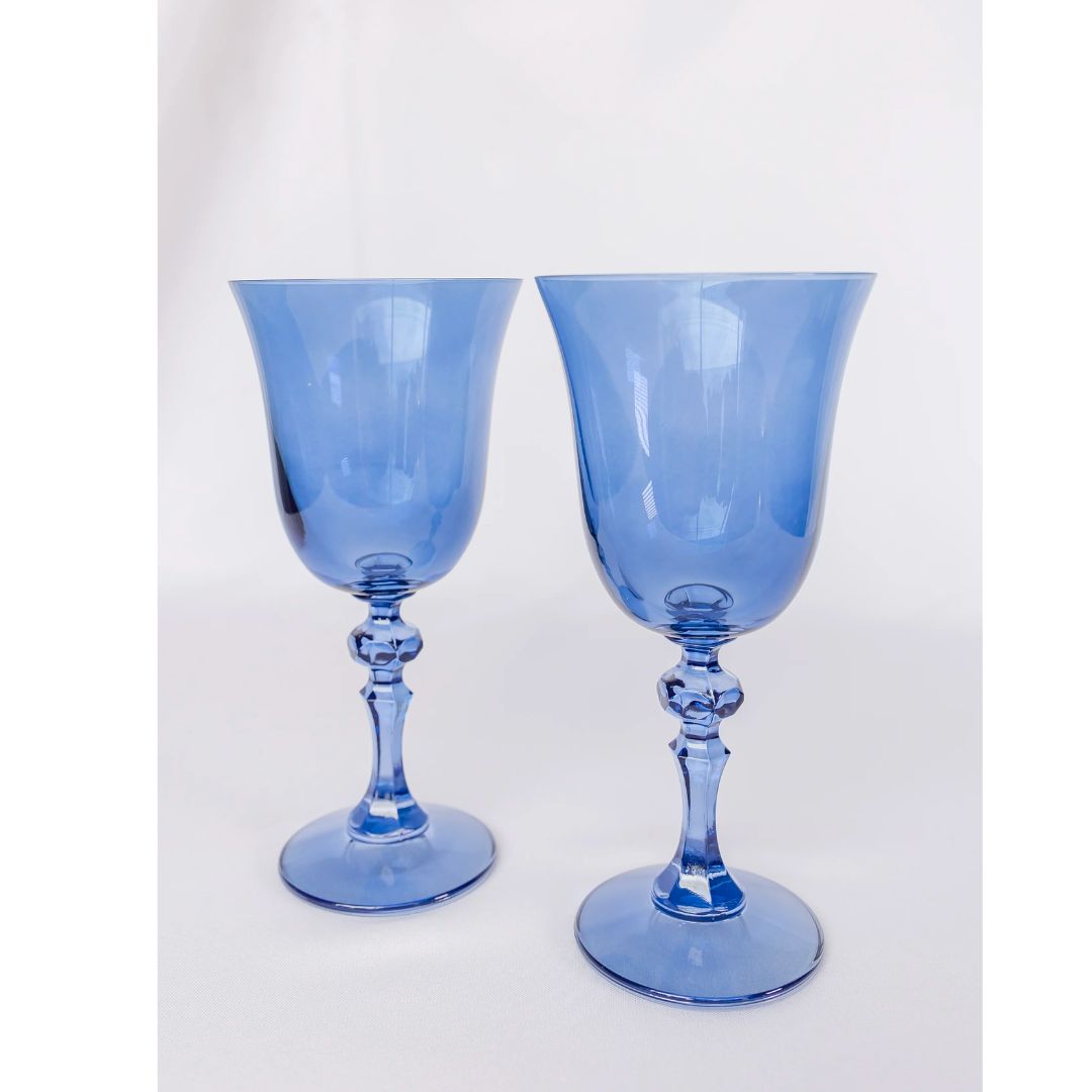 Estelle Colored Regal Goblet Set of 2