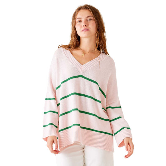 Mer Sea Montauk V-neck Sweater