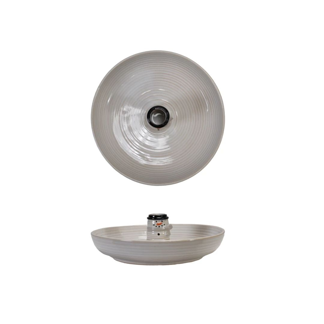 Holiday Bowl with Toothpick Holder