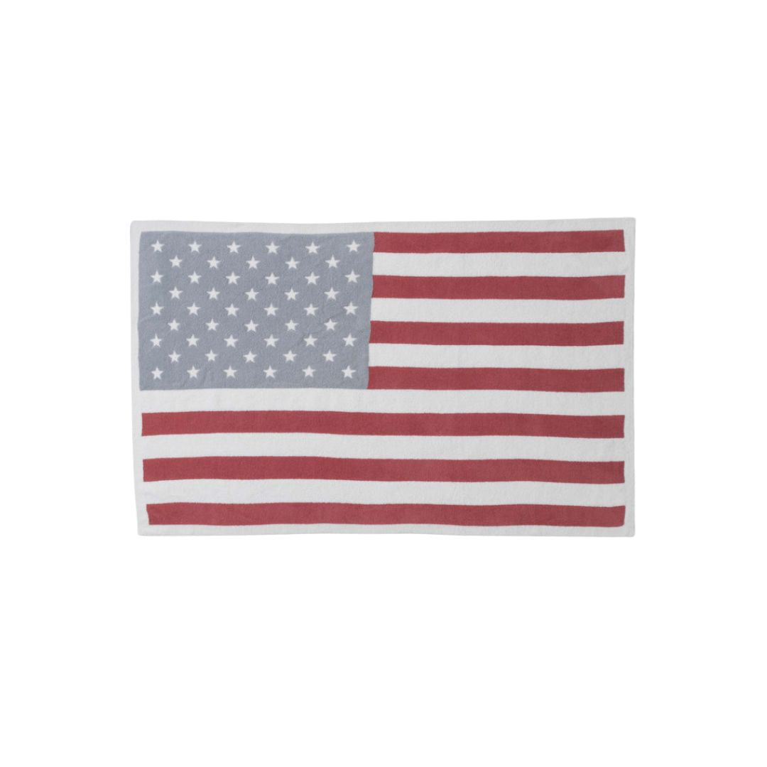 Barefoot Dreams American Flag Blanket