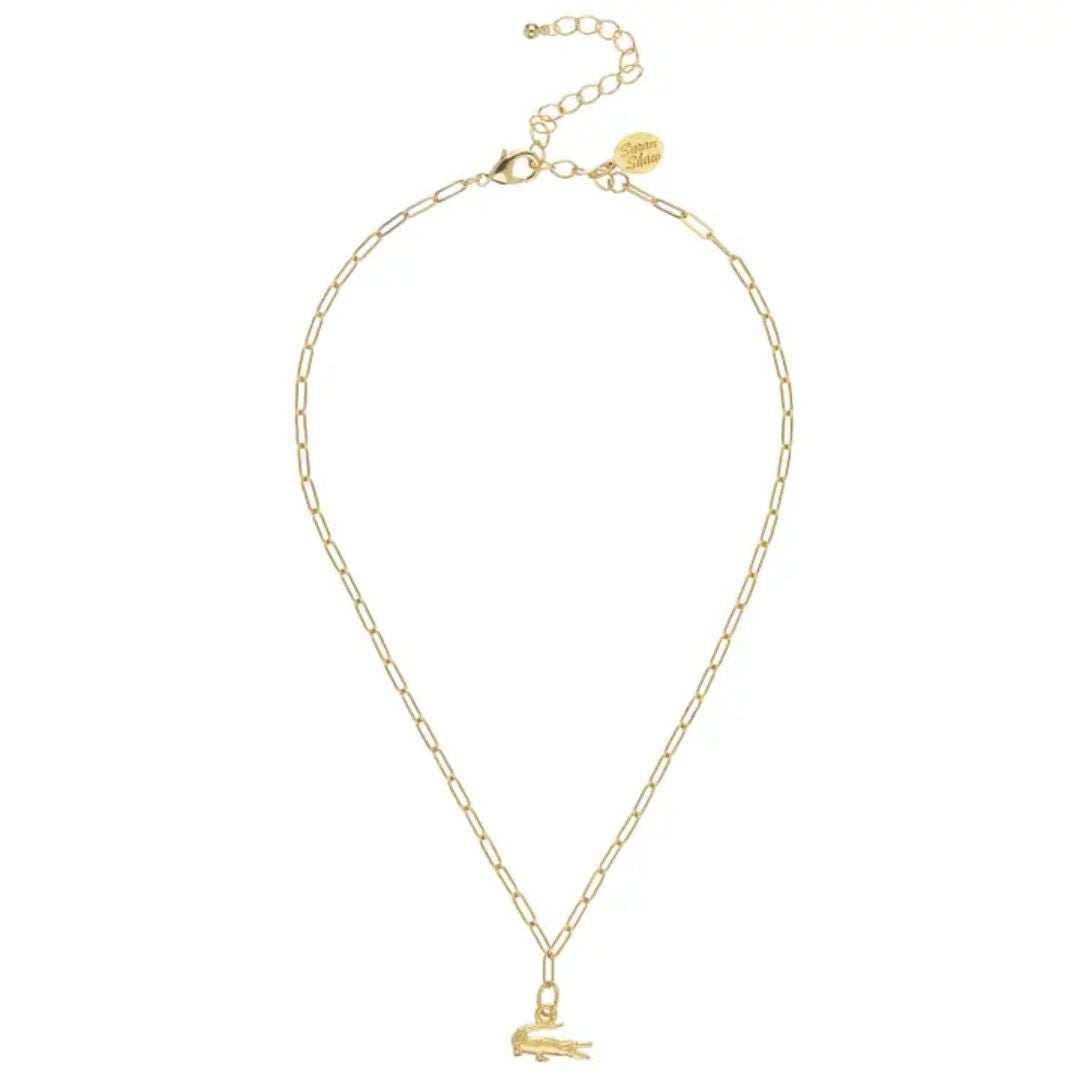 Mini Alligator Paperclip Necklace
