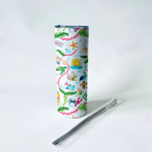 Beach Alphabet 20oz Tumbler