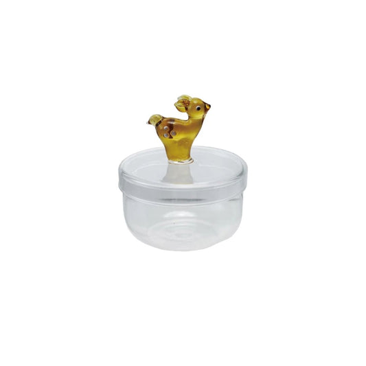Holiday Glass Jar w/ Lid