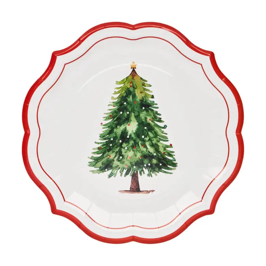 Merry & Bright Paper Plate