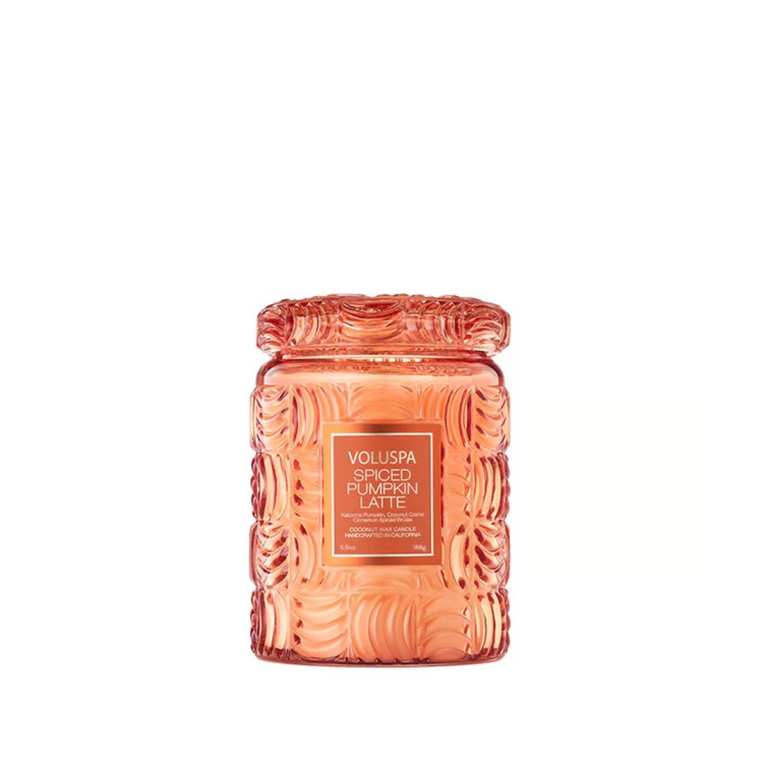 Voluspa Spiced Pumpkin Latte Small Jar Candle