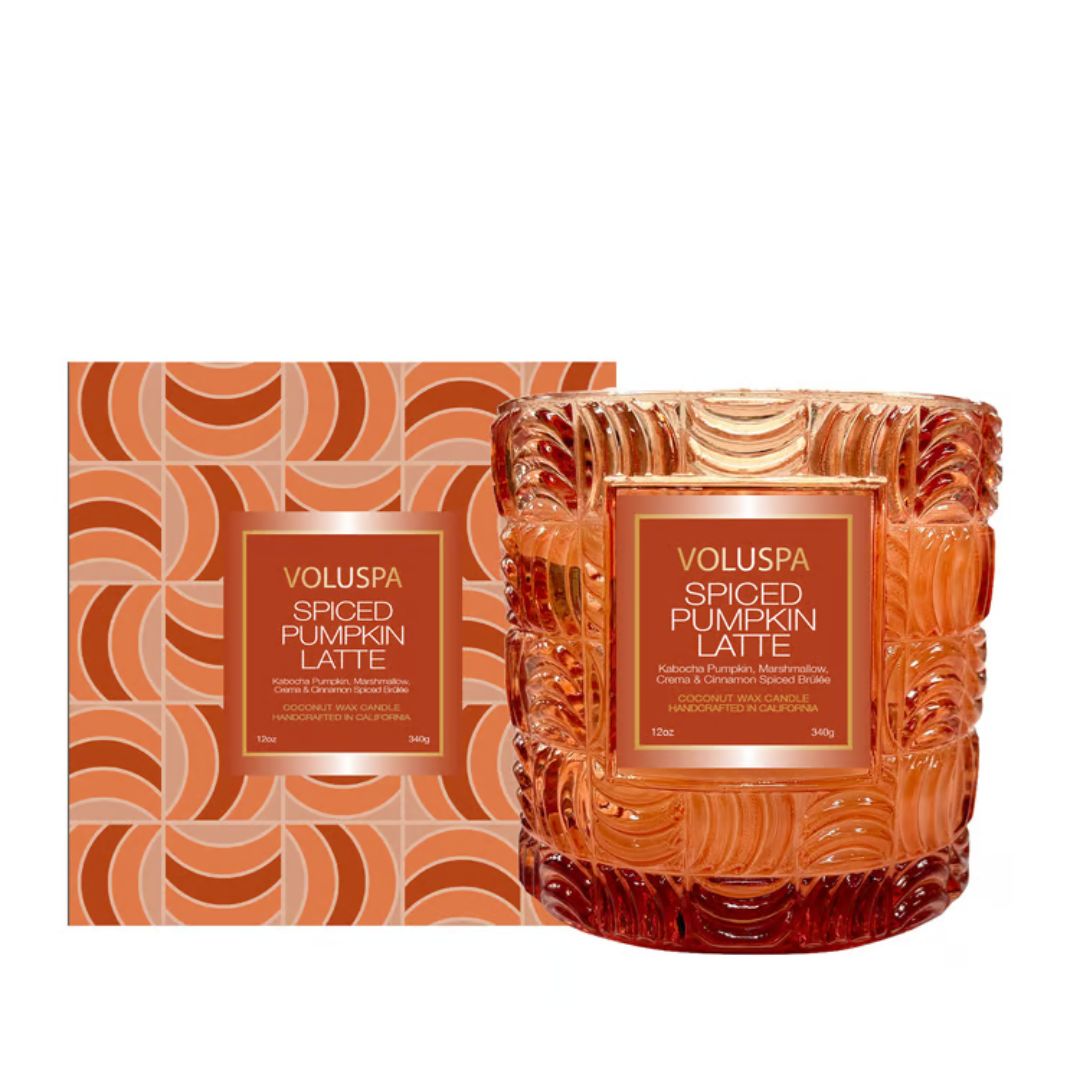 Voluspa Spiced Pumpkin Latte Classic Candle