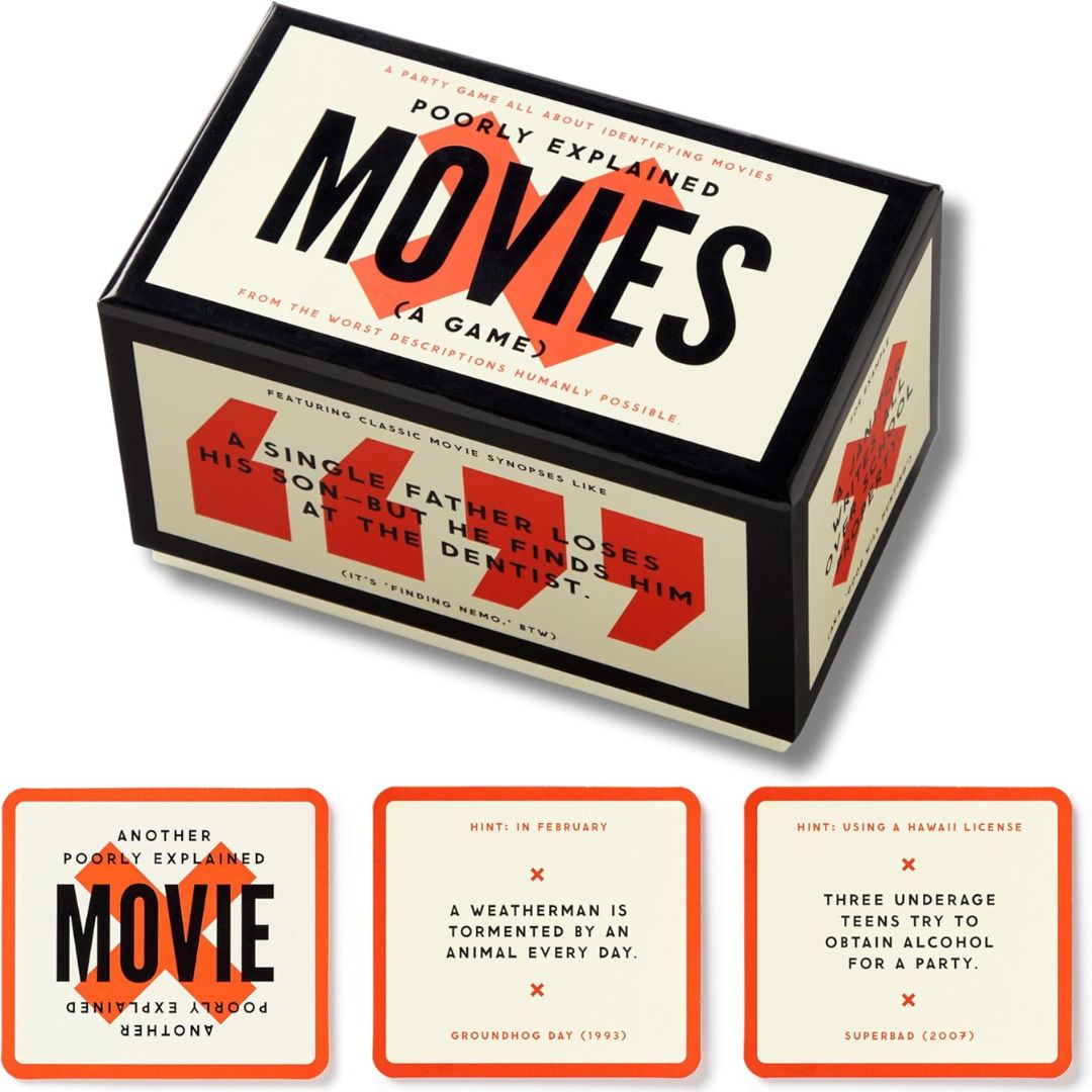 Poorly Explained Movies Card Game Set