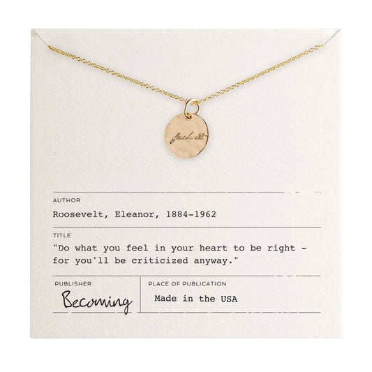 Becoming Round Fuck It Necklace