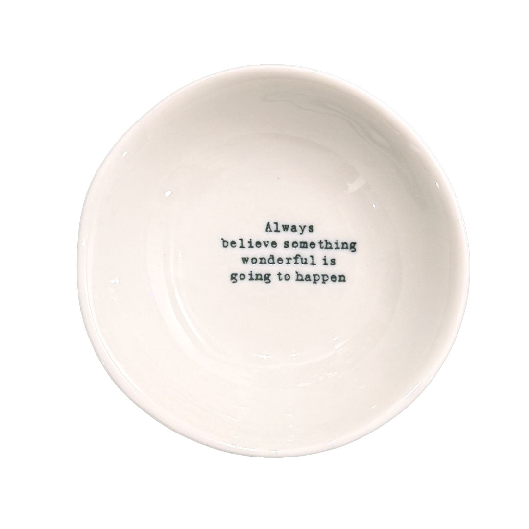 Large Round Porcelain Bowl