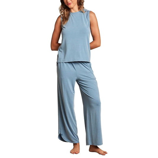 Barefoot Dreams Sand Washed Jersey Piped Set