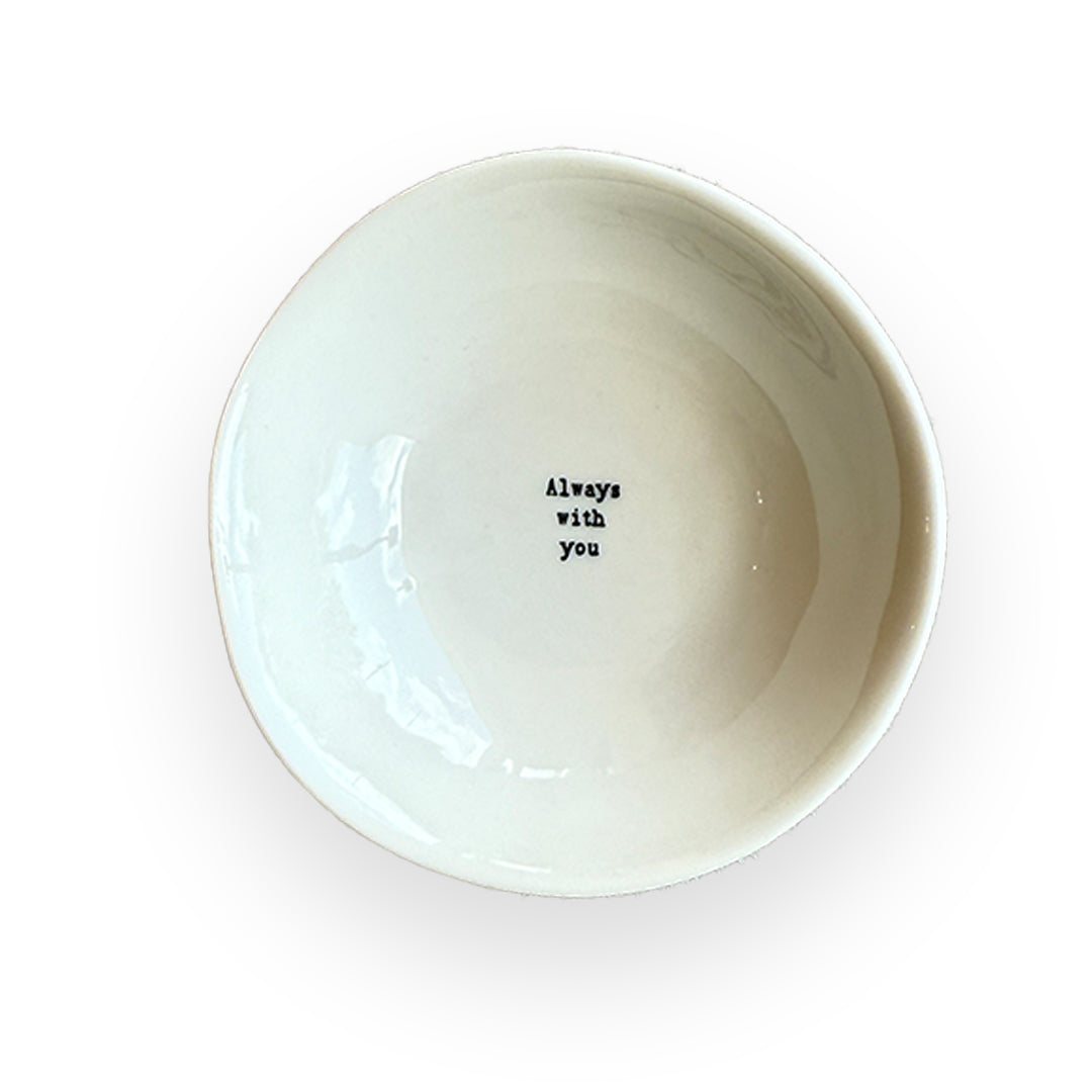 Large Round Porcelain Bowl