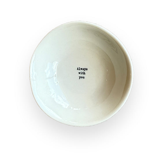 Large Round Porcelain Bowl