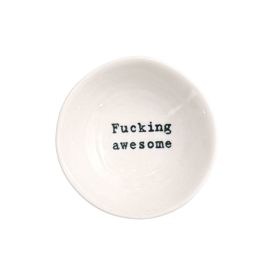 Small Round Porcelain Bowl