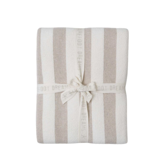 Barefoot Dreams CozyChic Cotton Stripe Throw