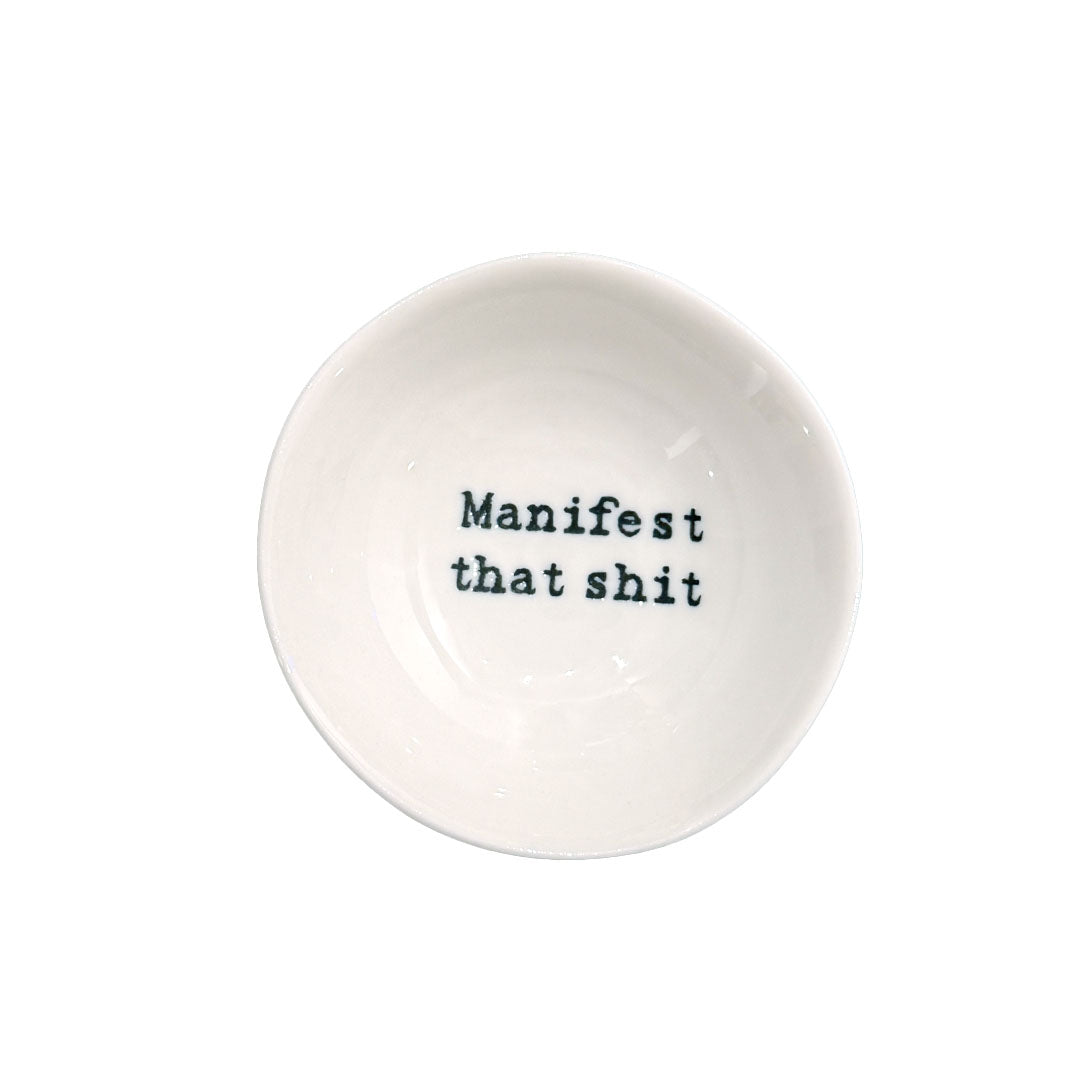 Small Round Porcelain Bowl