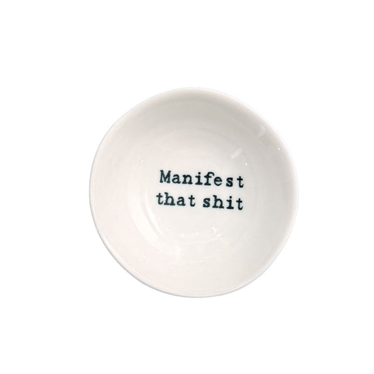 Small Round Porcelain Bowl