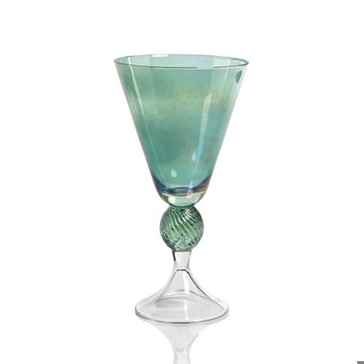 Cassis Vintage Stem Glass- Green