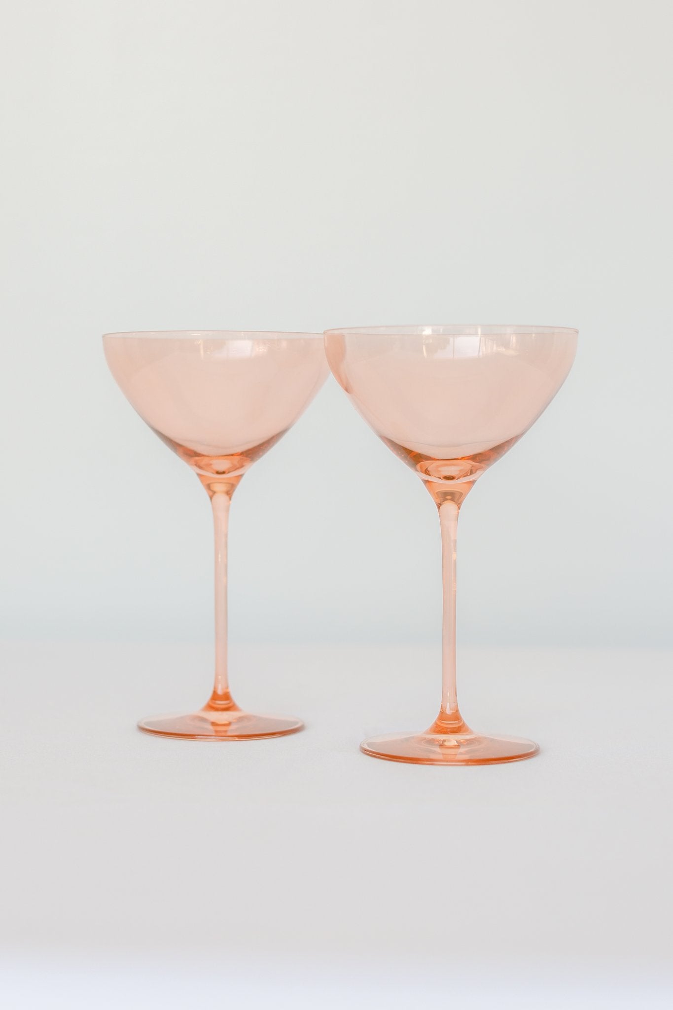 Estelle Colored Glass Martini Glass Set of 2