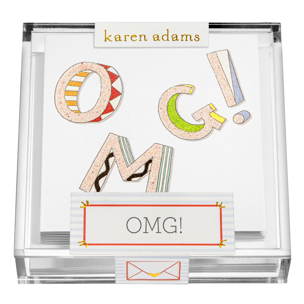 Karen Adams Acrylic Box Gift Enclosures