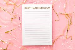 Taylor Elliot Best Teacher Notepad