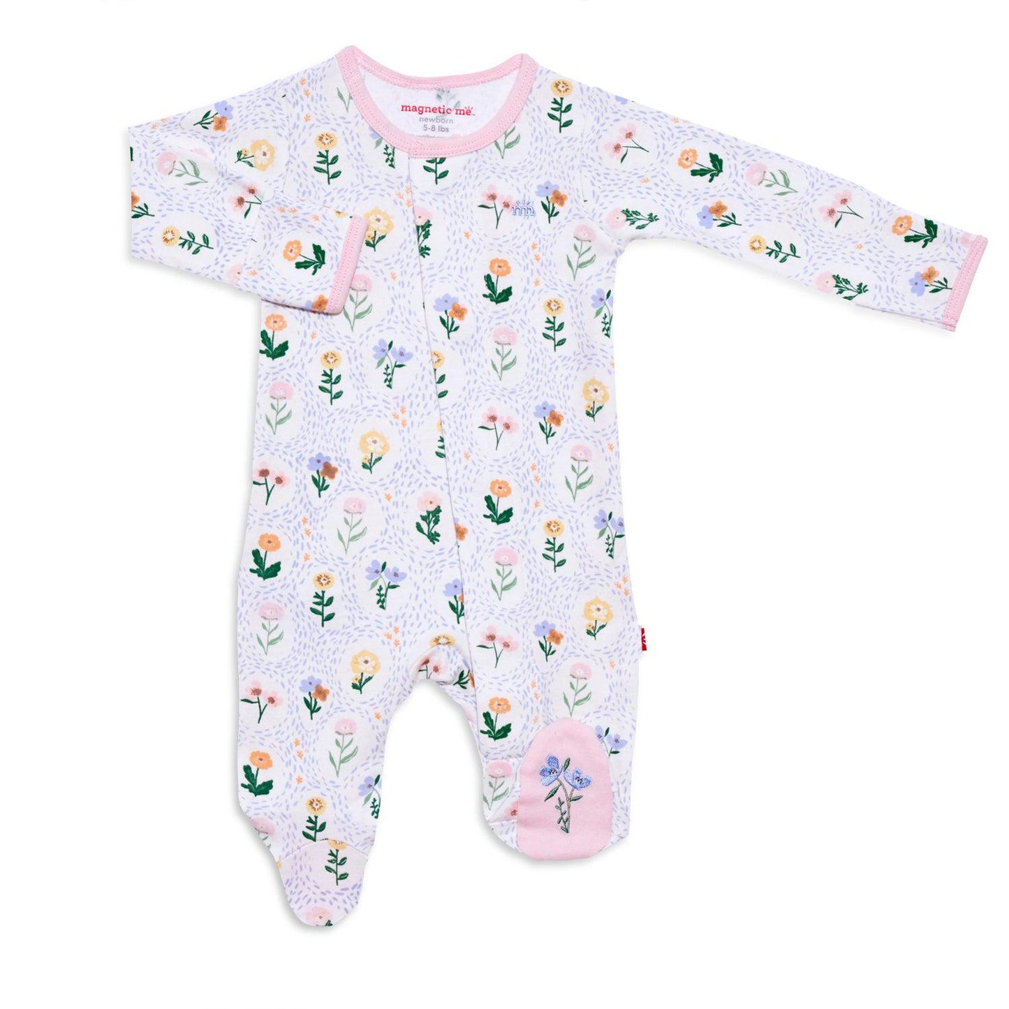 Magnetic Me Organic Cotton Footie