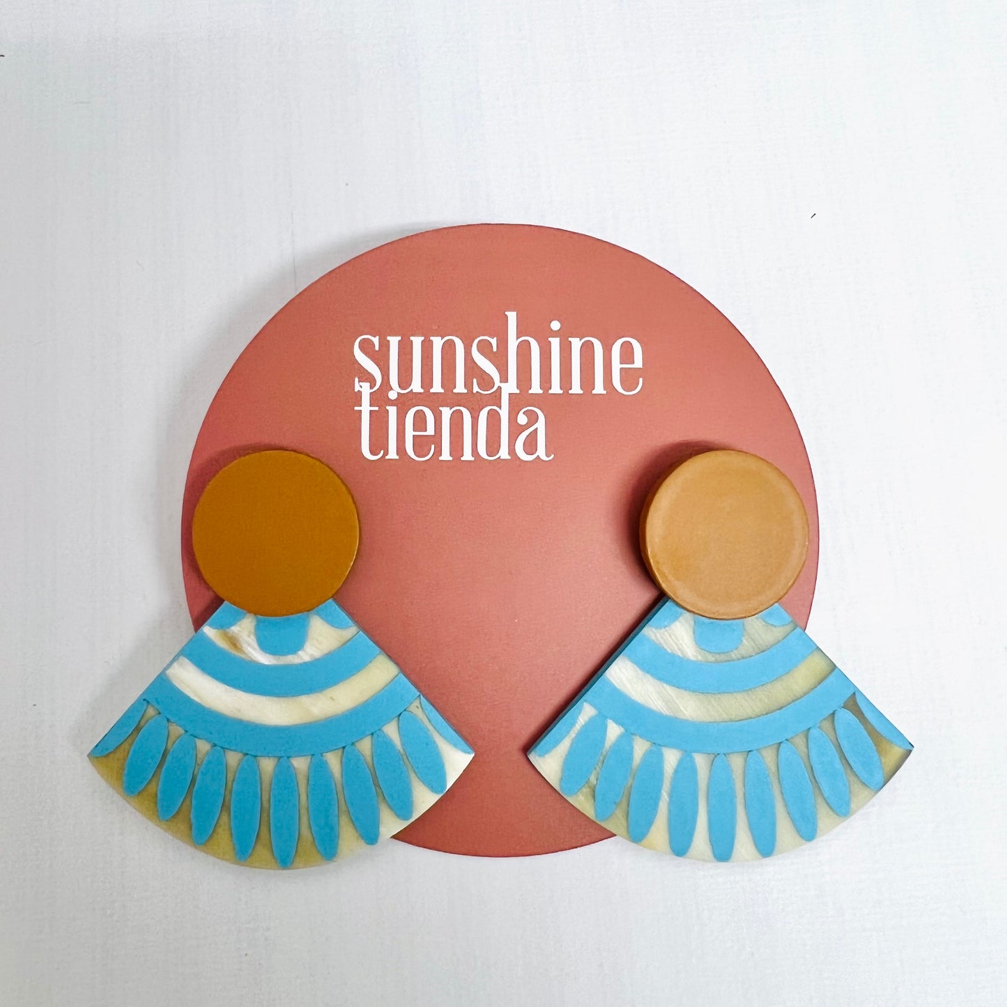 Sunshine Tienda Tile Stud Earrings