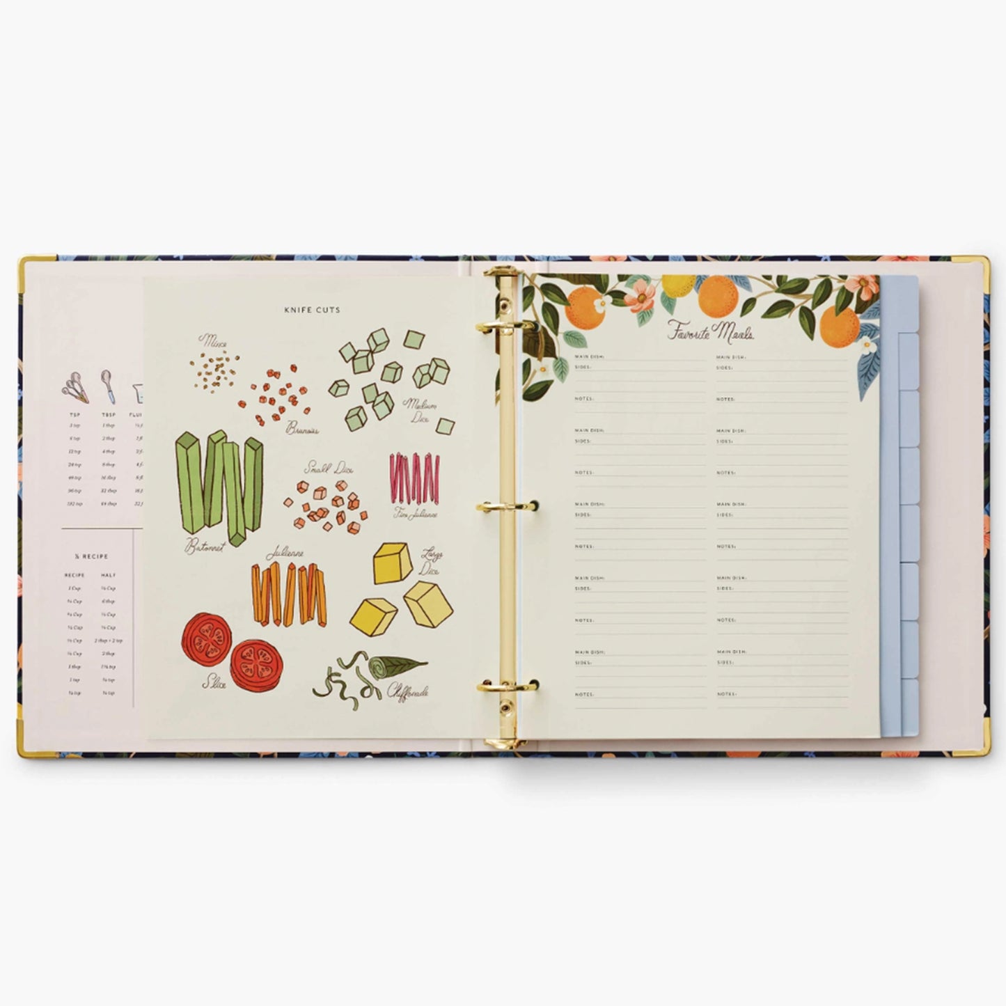 Rifle Paper Recipe Binder